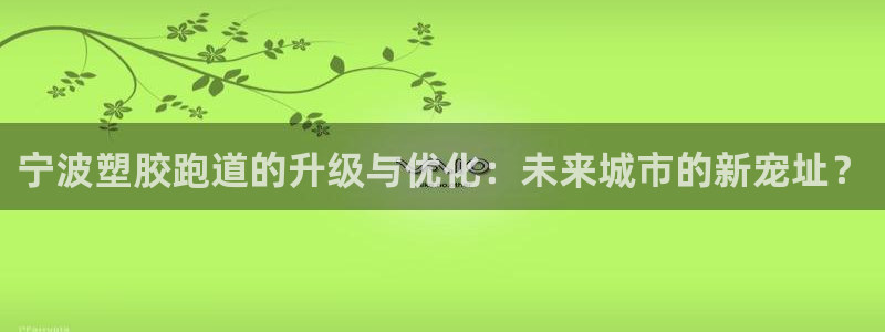 777814红·足一世比分：宁波塑胶跑道的升级与优化：未来城市的新宠址？