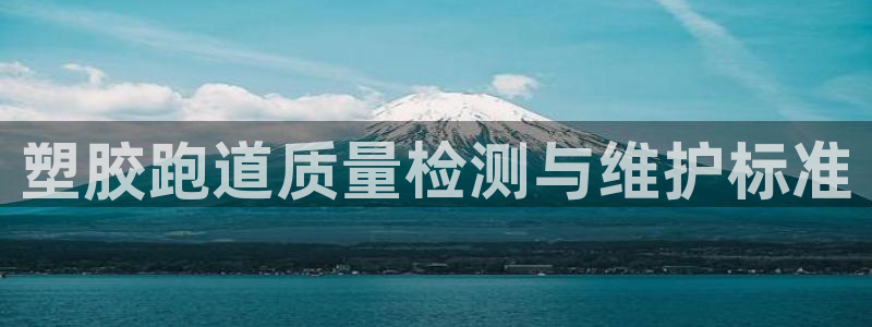 红足一1世66814：塑胶跑道质量检测与维护标准